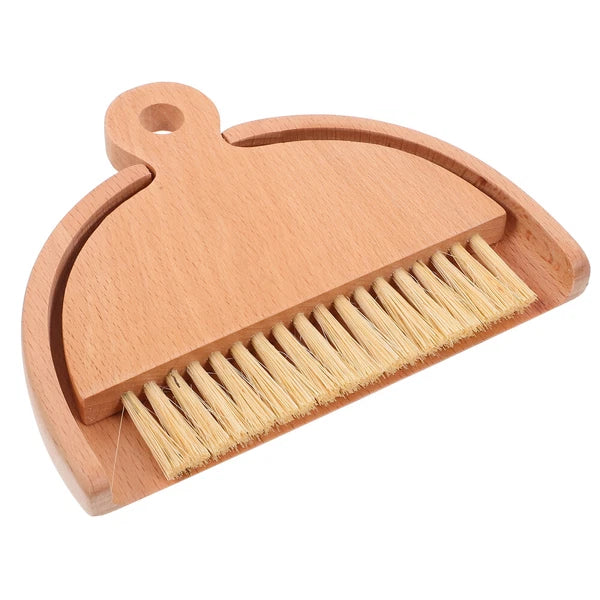 4 Sets Dustpan and Brush Set, Small Mini Scrubber, Dustpan,-
