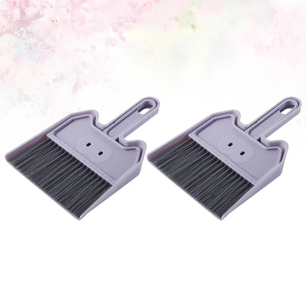2 Sets Keyboard Cleaning Brush Child Home Desktop Mini Broom Cleaner-
