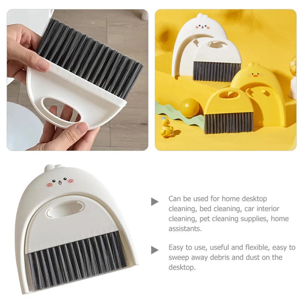 3 Sets Mini Dustpan Set Broom And Portable Mini Broom Baby-