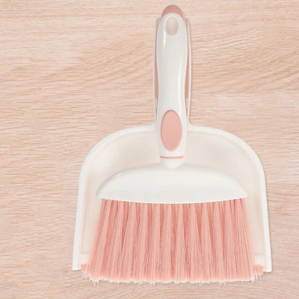4 Sets Small Broom, Dustpan Set, Table Broom, Broom, Brush and-