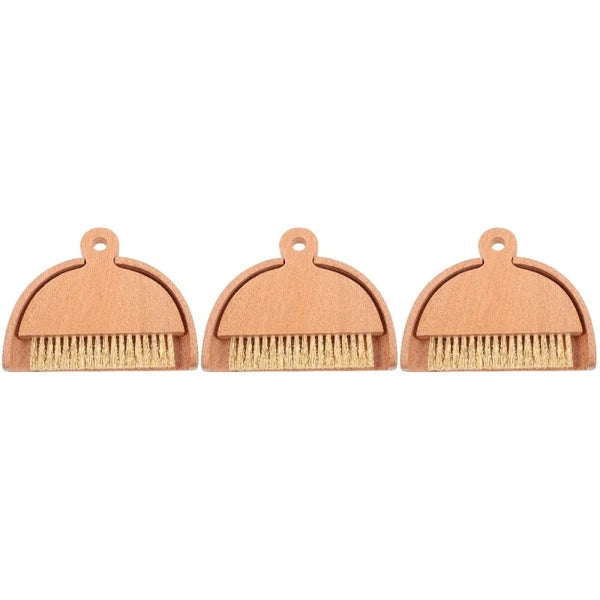 3 Sets Keyboard Cleaning Broom, Dustpan, Table Brush Set, Dining Table,-