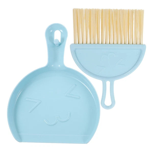 3 Sets Mini Dustpan and Brush Set, Small Broom and Dustpan,-