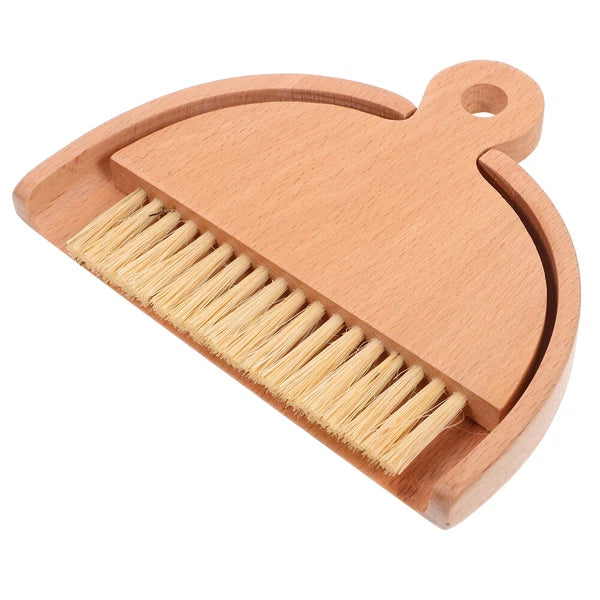4 Sets Keyboard Cleaning Broom, Dustpan, Table Brush Set, Dining Table,-