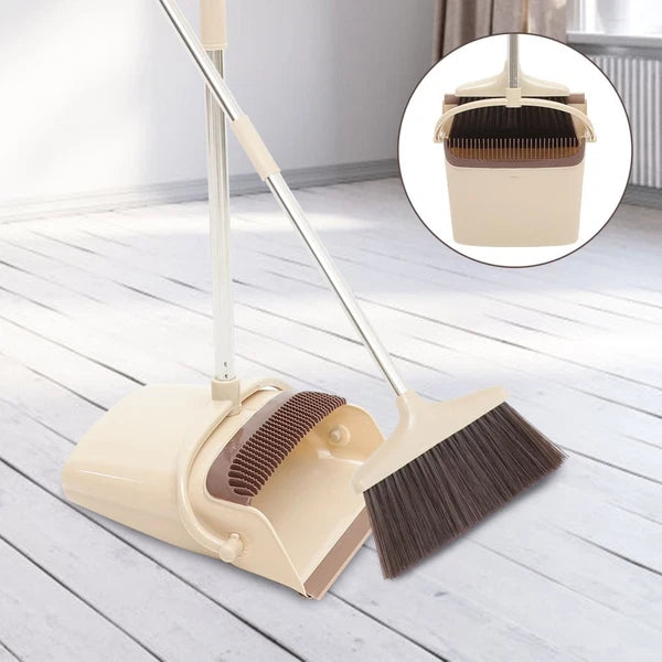 Broom Dustpan Kit Office Dust Tray Cleaning Home Cleaning Kit-