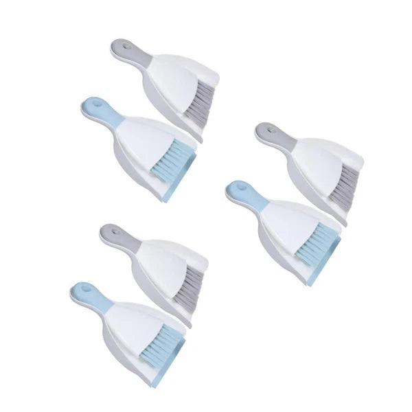 3 Piece Small Broom with Dustpan Set, 4 Piece Dustpan and-