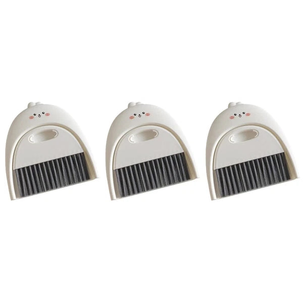 3 Sets Mini Dustpan Set Broom And Portable Mini Broom Baby-