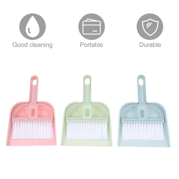 6 sets cleaning artifact set sweeping brush children's broom dustpan-