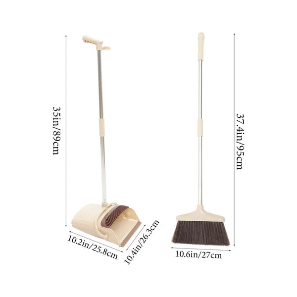 Broom Dustpan Set Office Broom Set For Home Home Cleaning Supplies-