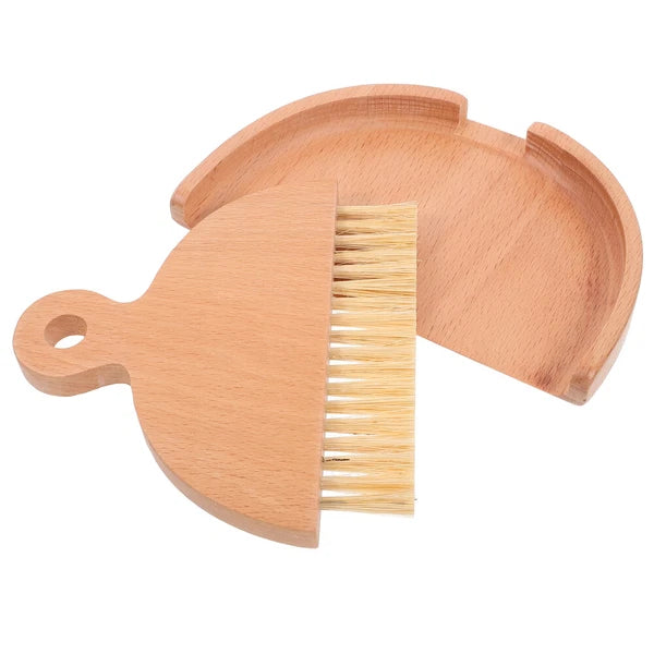 4 Sets Dustpan and Brush Set, Small Mini Scrubber, Dustpan,-