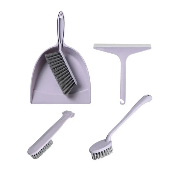 3 Pieces Broom Dustpan Child Brush for House Mini Cleaning Table